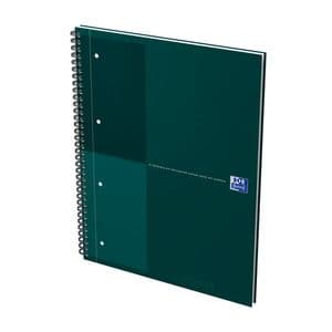 Picture 2 of Spiraalblok Oxford International Notebook A4+ lijn 160 pagina's groen