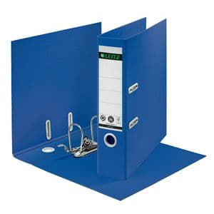 Picture 1 of Ordner Leitz Recycle 180° 80mm karton A4 blauw