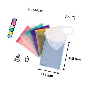 Picture 7 of Enveloptas Djois Color Collection A6 verticaal assorti