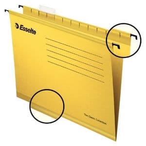 Picture 4 of Hangmap Esselte Classic A4 V-bodem 345x240mm geel