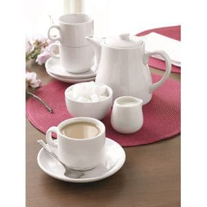 Picture 3 of Theekop Olympia Whiteware 200 ml doos 12 stuks wit