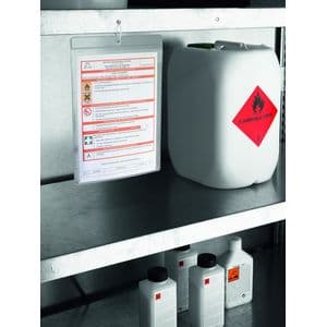 Picture 2 of Documenthoes Durable A4 met ophangoog transparant 10 stuks