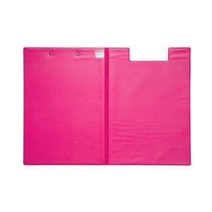 Picture 2 of Klembordmap MAUL A4 staand met penlus PVC neon roze