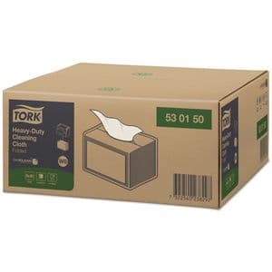 Picture 2 of Reinigingsdoek Tork W8 Premium Heavy-Duty 1-laags 45 vel wit 530150