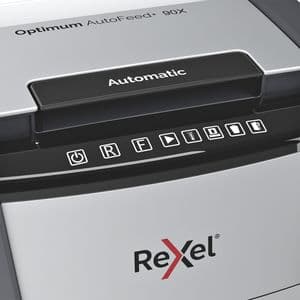 Picture 4 of Papiervernietiger Rexel Optimum Auto+ 90X snippers 4x28mm