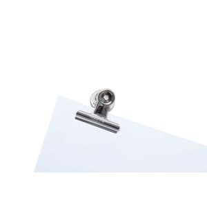 Picture 6 of Papierklem MAUL Bulldog met magneet 52mm zilver 2 stuks