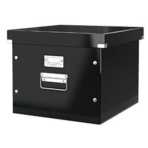 Picture 1 of Hangmappenbox Leitz click & store WOW gerecycled karton 357x285x367mm zwart
