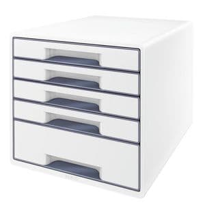 Picture 3 of Ladenblok Leitz WOW CUBE A4 maxi 5 laden wit/grijs