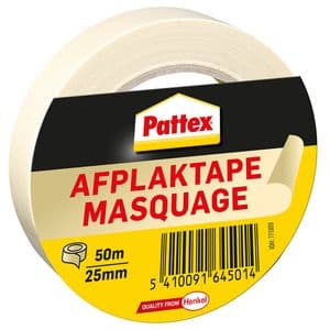 Picture 1 of Afplaktape Pattex 25mmx50m creme