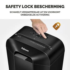 Picture 4 of Papiervernietiger Fellowes Powershred LX50 snippers 4x37mm zwart