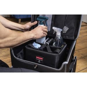 Picture 5 of Trolley Rubbermaid Executive Quick Cart medium grijs