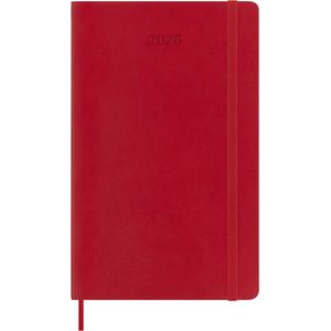 Picture 1 of Agenda 2026 Moleskine 12M Planner Weekly 7dagen/1pagina large sc scarlet red