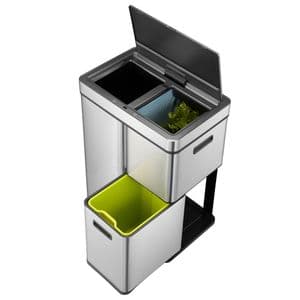 Picture 2 of Afvalbak EKO Mirage Plus sensor 30liter en 2x15liter RVS