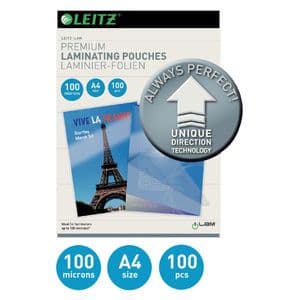 Picture 2 of Lamineerhoes Leitz iLAM A4 2x100micron 100 stuks