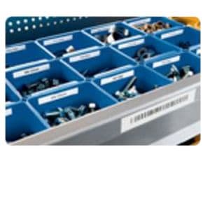 Picture 8 of Labeltape Dymo LabelManager D1 polyester 12mm duurzaam zwart op wit
