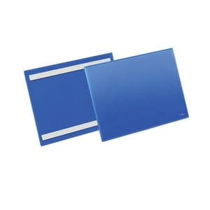 Picture 1 of Documenthoes Durable zelfklevend A4 liggend blauw 50 stuks