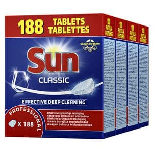 Picture 1 of Vaatwastabletten Sun Pro Formula Classic 188 stuks