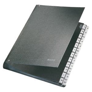 Picture 2 of Bureaumap Leitz A4 A-Z hardboard gewolkt