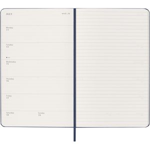 Picture 3 of Agenda 2026 Moleskine 12M Planner Weekly 7dagen/1pagina large hc sapphire blue