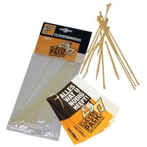 Picture 2 of Inbindstrip CleverPack cleverbinder kabel 10/20cm wit 100 stuks