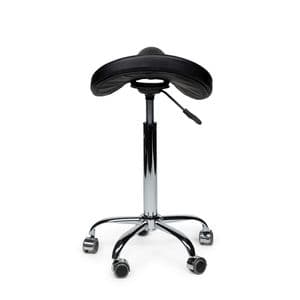 Picture 4 of Zadelkruk Office Premium standaard zonder voetring harde wielen zw