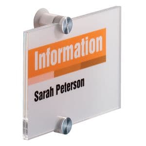 Picture 1 of Deurbordje Durable crystal sign 4821 148x105mm
