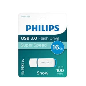 Picture 2 of USB stick 3.0 Philips Snow USB-A 16GB blauw
