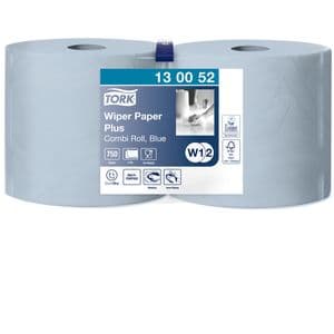 Picture 1 of Poetspapier Tork W2 Plus Premium 2-laags 750 vel blauw 130052