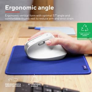 Picture 6 of Muis Trust ergonomisch BAYO II draadloos wit