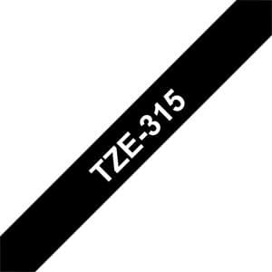Picture 2 of Labeltape Brother P-touch TZe-315 standaard 6mm wit op zwart