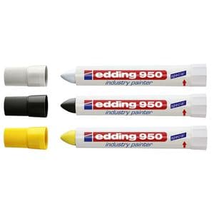 Picture 1 of Viltstift edding 950 pastamarker industry rond 10mm wit
