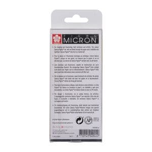 Picture 2 of Fineliner Sakura Pigma Micron set à 6 schrijfbreedtes zwart