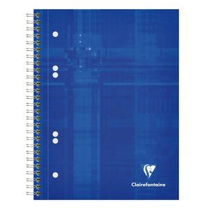 Picture 1 of Collegeblok Clairefontaine Studium A5+ ruit 5x5mm 6-gaats 80 pagina's assorti