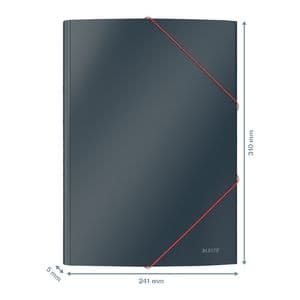 Picture 3 of Elastomap Leitz Cosy A4 3-kleps grijs