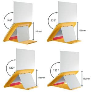 Picture 4 of Laptopstandaard Leitz Ergo Cosy verstelbaar recyled geel