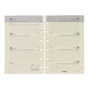 Picture 1 of Agendavulling 2027 Brepols Brefax 27 7dagen/2pagina's