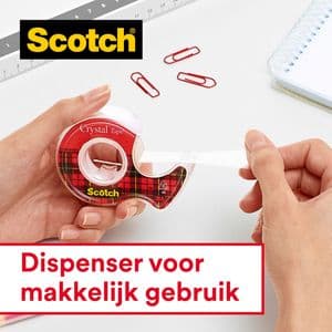 Picture 6 of Plakband Scotch Crystal 600 19mmx66m transparant