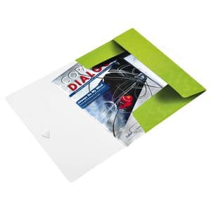 Picture 2 of Elastomap Leitz WOW A4 3 kleppen PP groen
