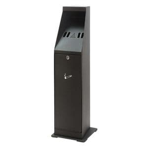 Picture 1 of Asbak staand Vepa Bins zuil vrijstaand zwart 31043774