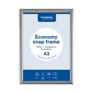 Picture 1 of Kliklijst Europel Economy A3 zilver