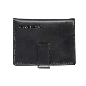 Picture 1 of Kaarthouder Maverick All Black super compact RFID leer zwart