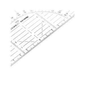 Picture 4 of Geodriehoek Aristo 1550 160mm flexibel transparant