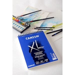 Picture 2 of Mixed mediapapier Canson XL Textured Mixed Media 15vel 300gr A5 wit