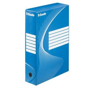Picture 1 of Archiefdoos Esselte Boxycolor 80mm 352x250mm blauw