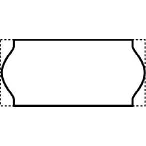 Picture 1 of Prijsetiket 12x26mm Sato Samark permanent wit 1500 stuks
