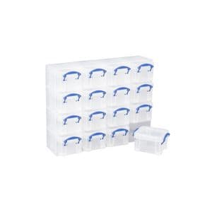 Picture 1 of Opbergbox Really Useful 16x 0.14 liter 280x224x65mm transparant wit