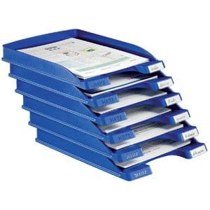 Picture 1 of Brievenbak Leitz Plus Slim A4 blauw
