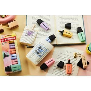 Picture 6 of Markeerstift STABILO BOSS mini pastel assorti 6 stuks