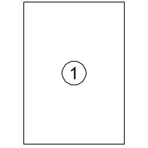 Picture 1 of Etiket Quantore 210x297mm 100 stuks
