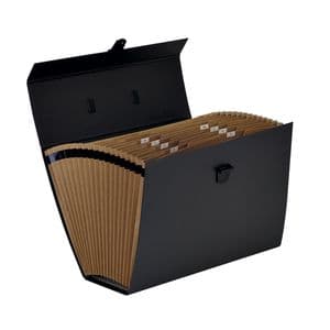 Picture 1 of Sorteerkoffer Bankers Box Handifile 19-vaks zwart